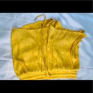 Yellow summer shorts By David Lerner